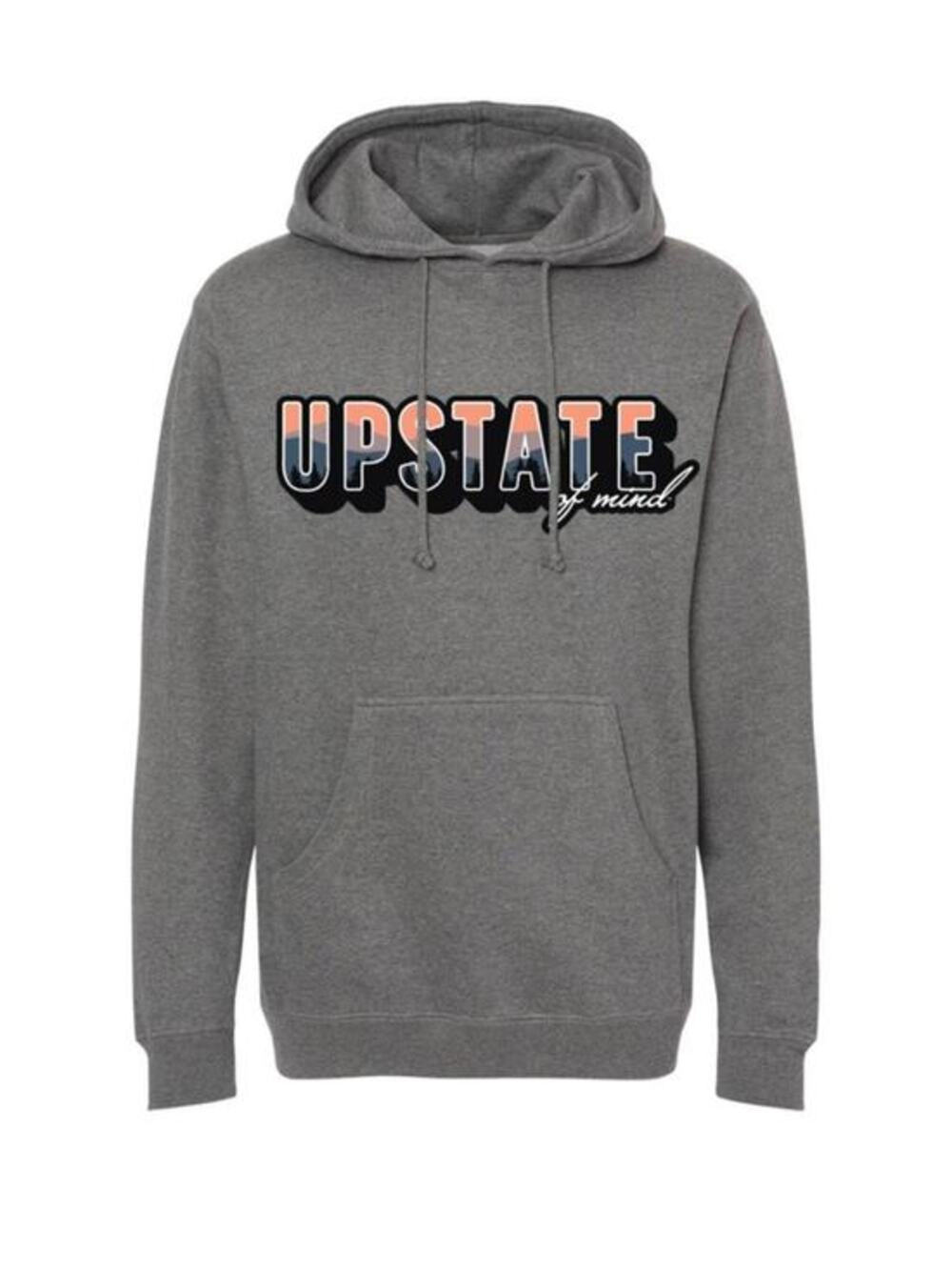 Compas Life Apparel SUNSET PULLOVER HOODIE GUNMETAL HEATHER GREY unisex large
